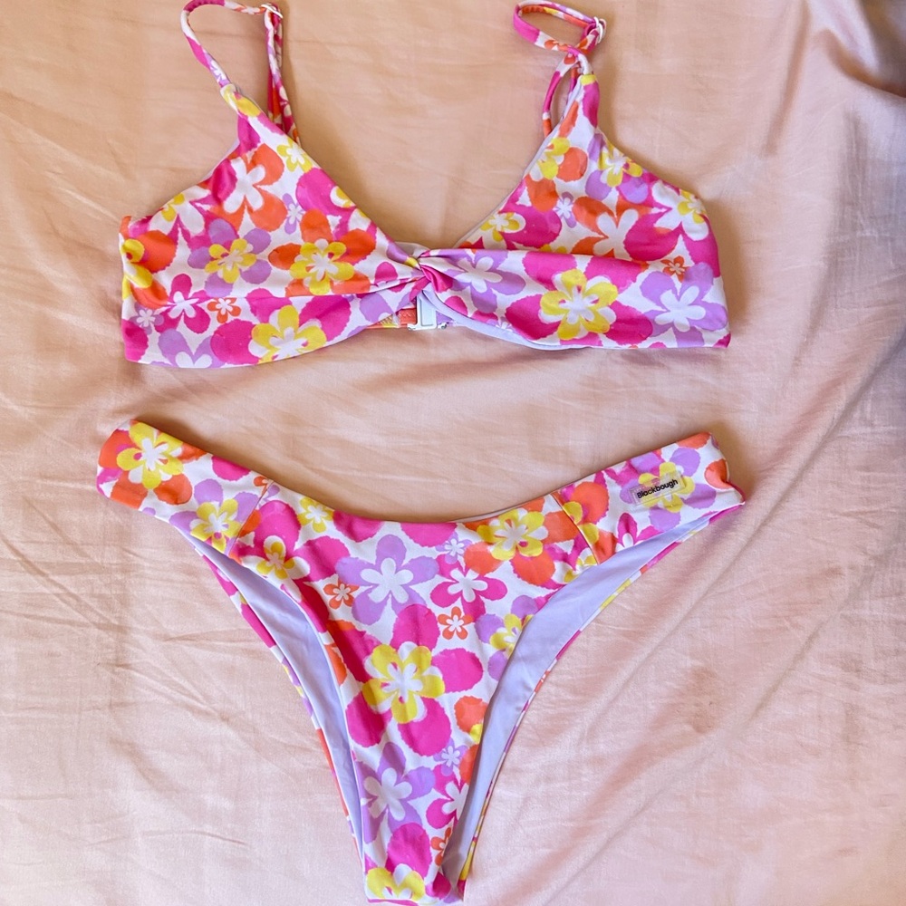 BLACKBOUGH PINK FLORAL 2 PIECE.